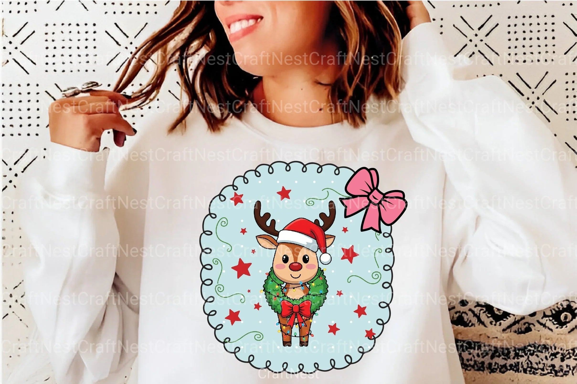 Christmas Coquette Frame Clipart Bundle - CraftNest - Digital Crafting and Art