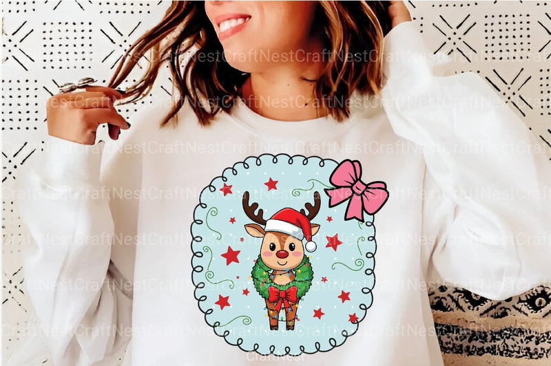 Christmas Coquette Frame Clipart Bundle - CraftNest - Digital Crafting and Art