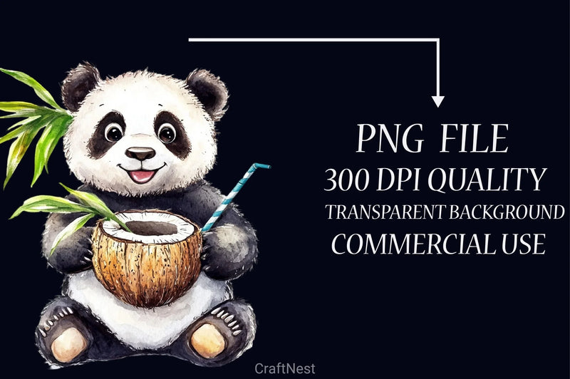 Summer Cocktail & Animals Clipart Bundle - CraftNest - Digital Crafting and Art