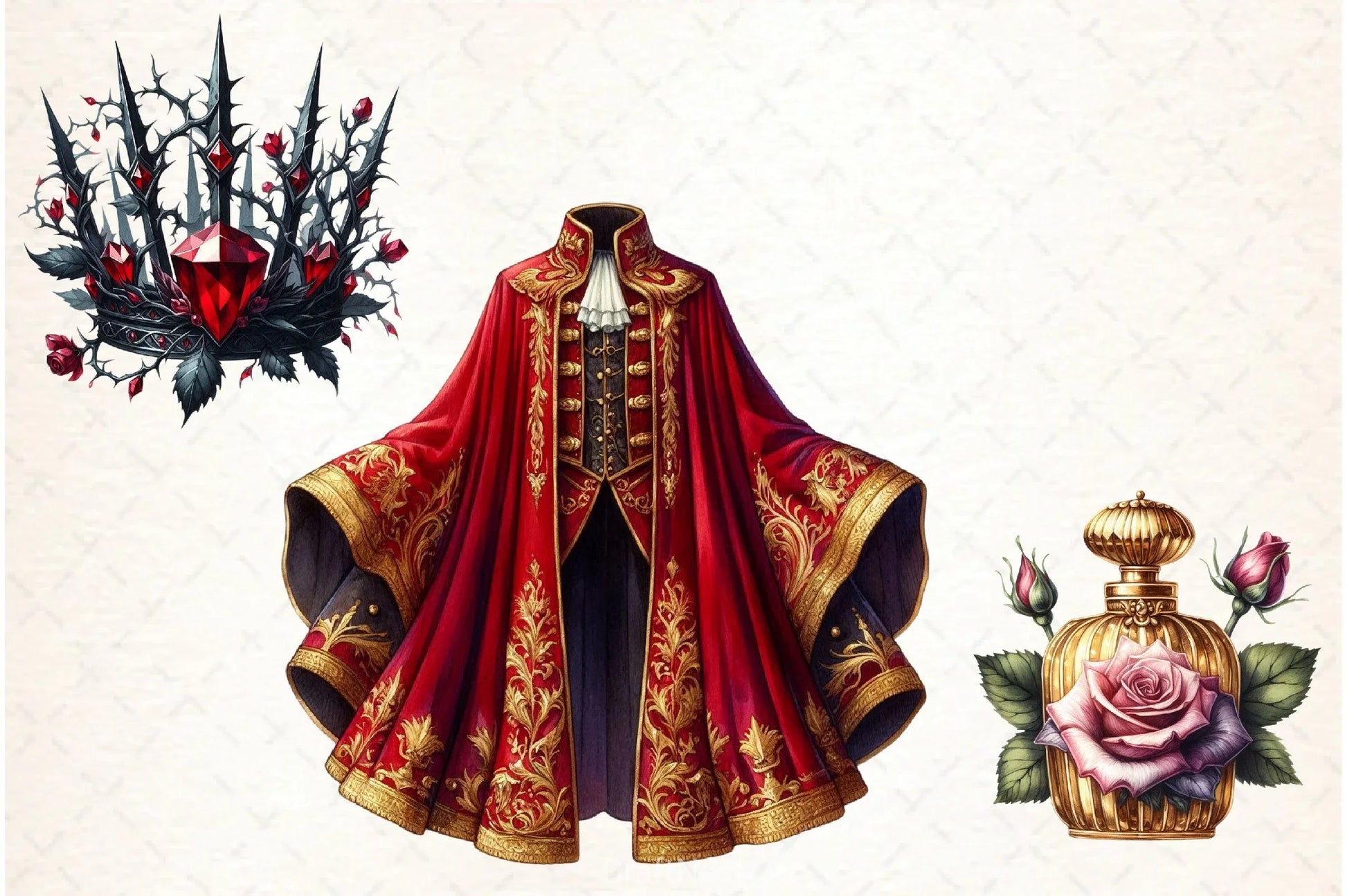 Gilded Reverie Clipart Bundle - CraftNest - Digital Crafting and Art