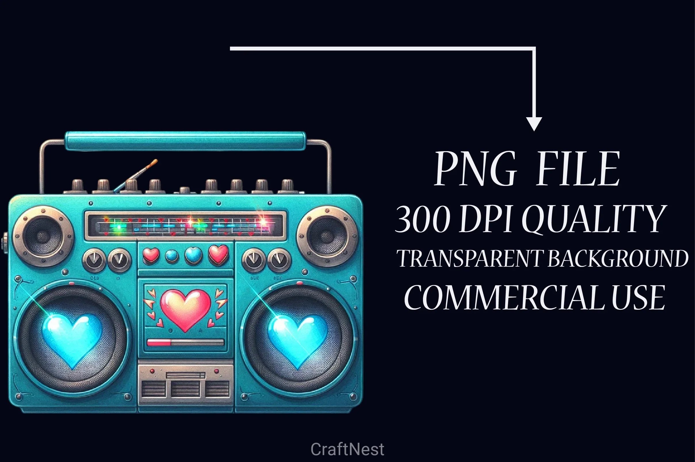 Nostalgic 90s Retro Clipart Bundle - CraftNest - Digital Crafting and Art