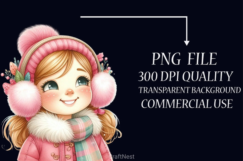 Christmas Kids Clipart Bundle - CraftNest - Digital Crafting and Art