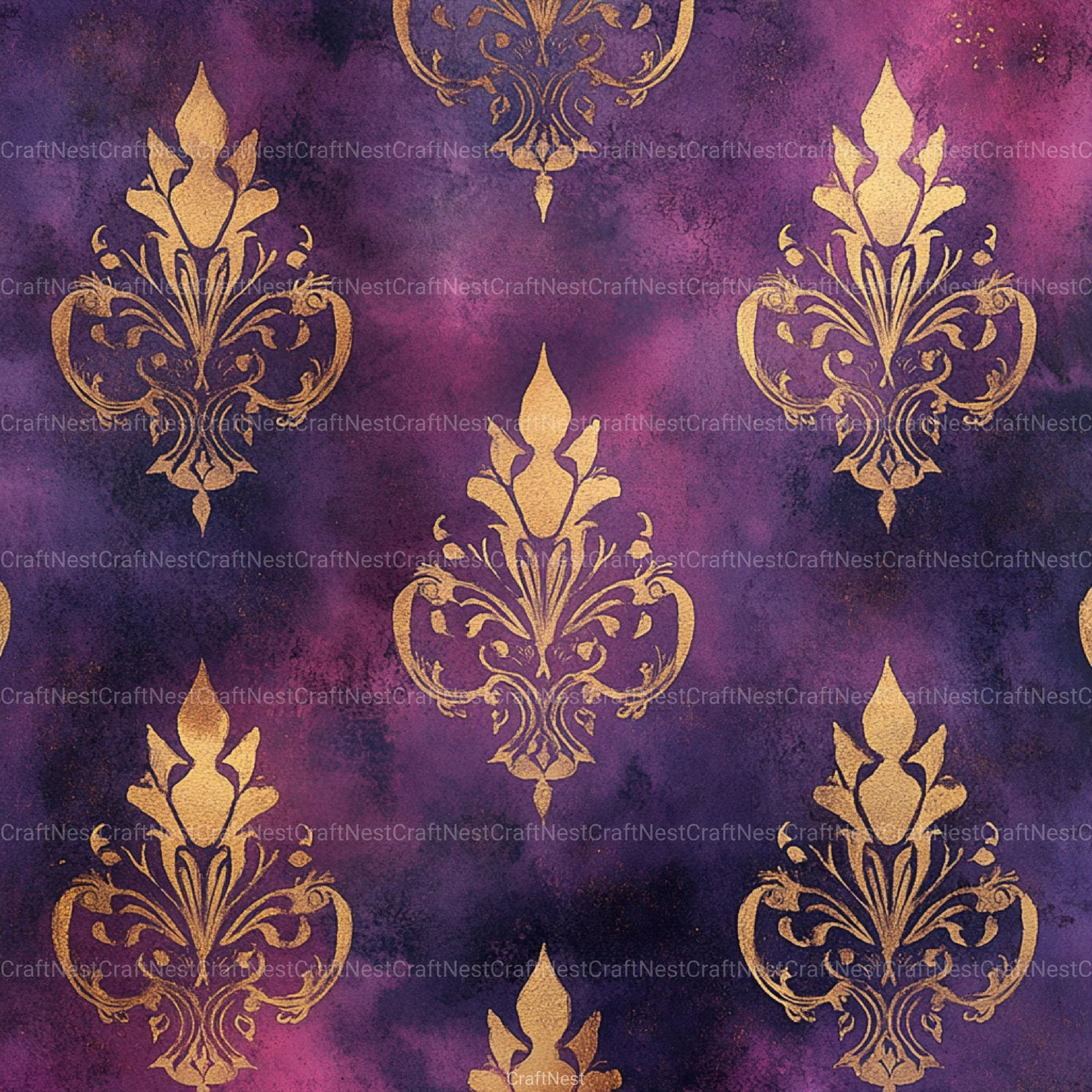 Luxury Purple Digital Paper - CraftNest - Digital Crafting and Art