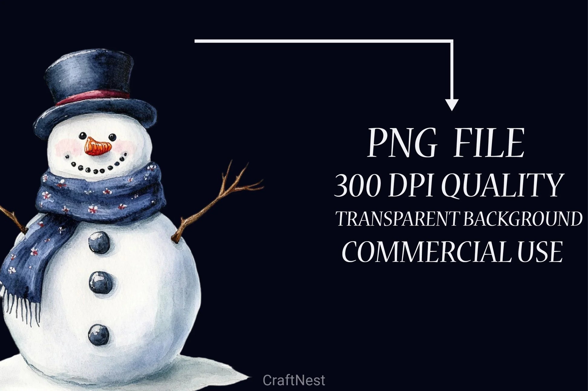 Christmas Snowman Clipart Bundle 14 - CraftNest - Digital Crafting and Art