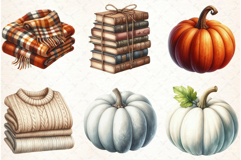 Autumn Clipart Bundle 10 - CraftNest - Digital Crafting and Art