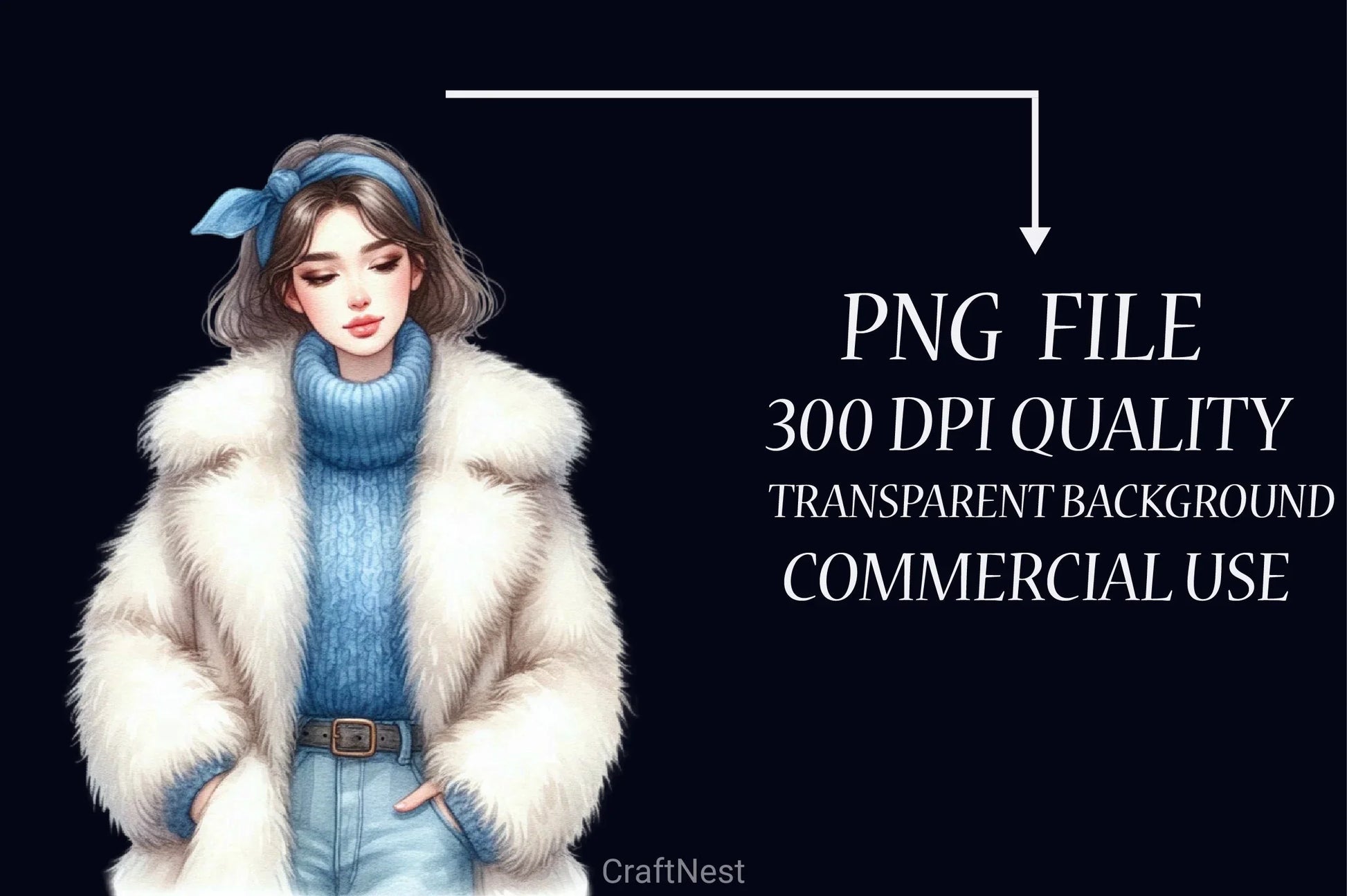 Blue Christmas Clipart Bundle 10 - CraftNest - Digital Crafting and Art