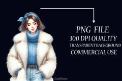 Blue Christmas Clipart Bundle 10 - CraftNest - Digital Crafting and Art