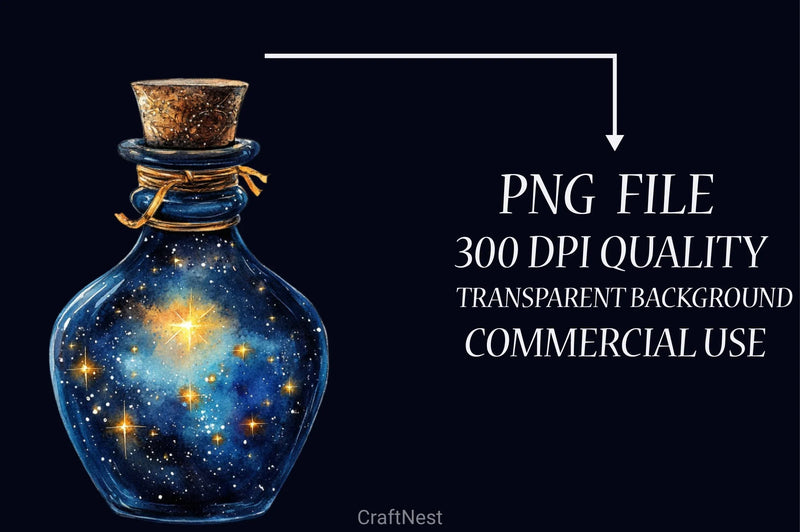 Midnight Reverie Clipart Bundle - CraftNest - Digital Crafting and Art