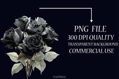 Gothic Wedding Clipart Bundle - CraftNest - Digital Crafting and Art