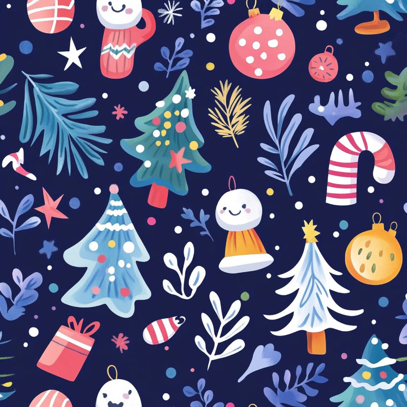 Whimsical Winter & Christmas Patterns Clipart Bundle - CraftNest - Digital Crafting and Art