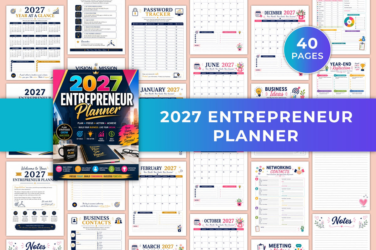 Entrepreneur Planner 2027