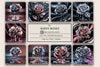 Dripping Roses Background Papers