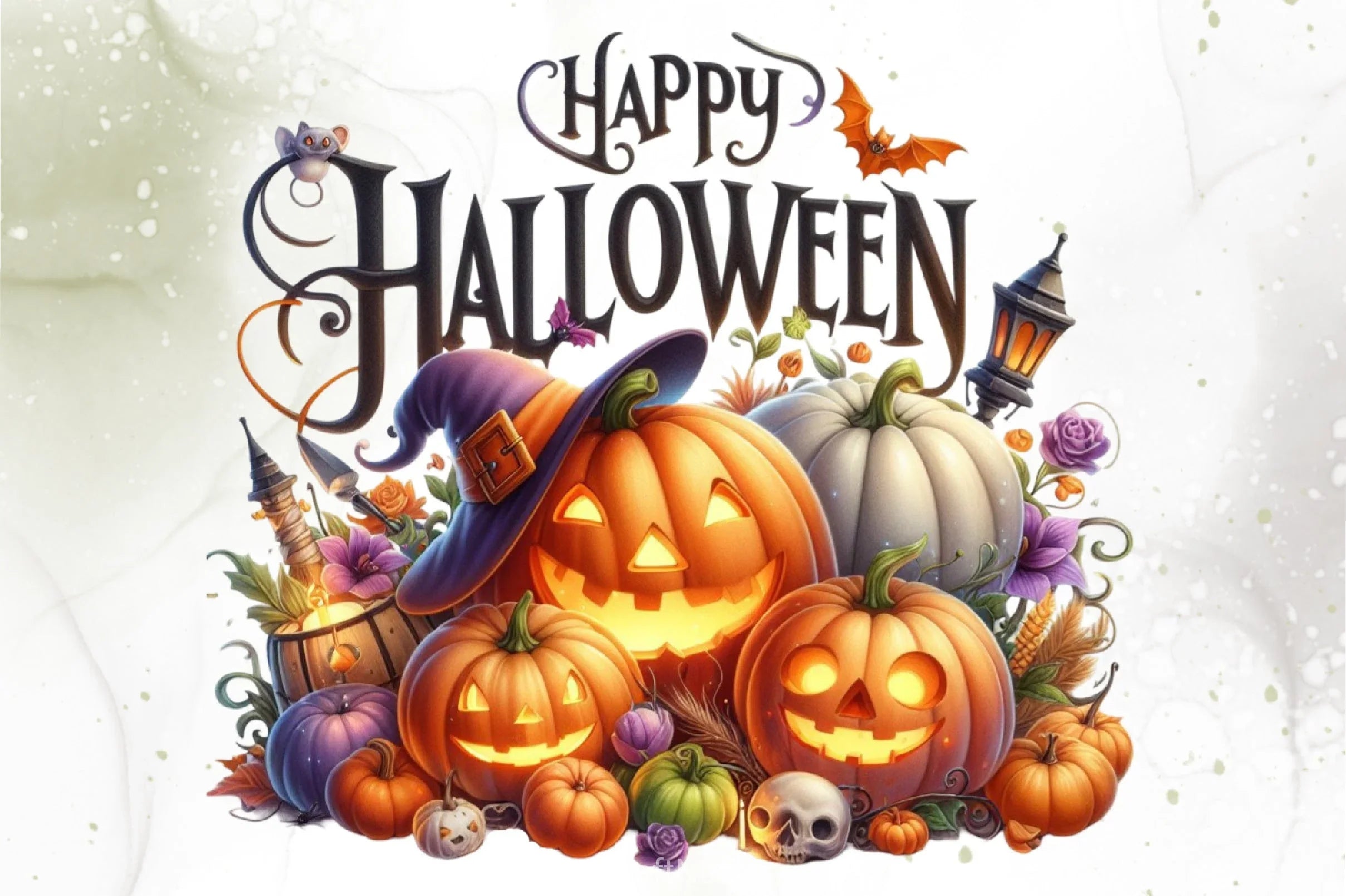 Cute Halloween Clipart Bundle 22 - CraftNest - Digital Crafting and Art