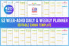 ADHD Daily Weekly Planner