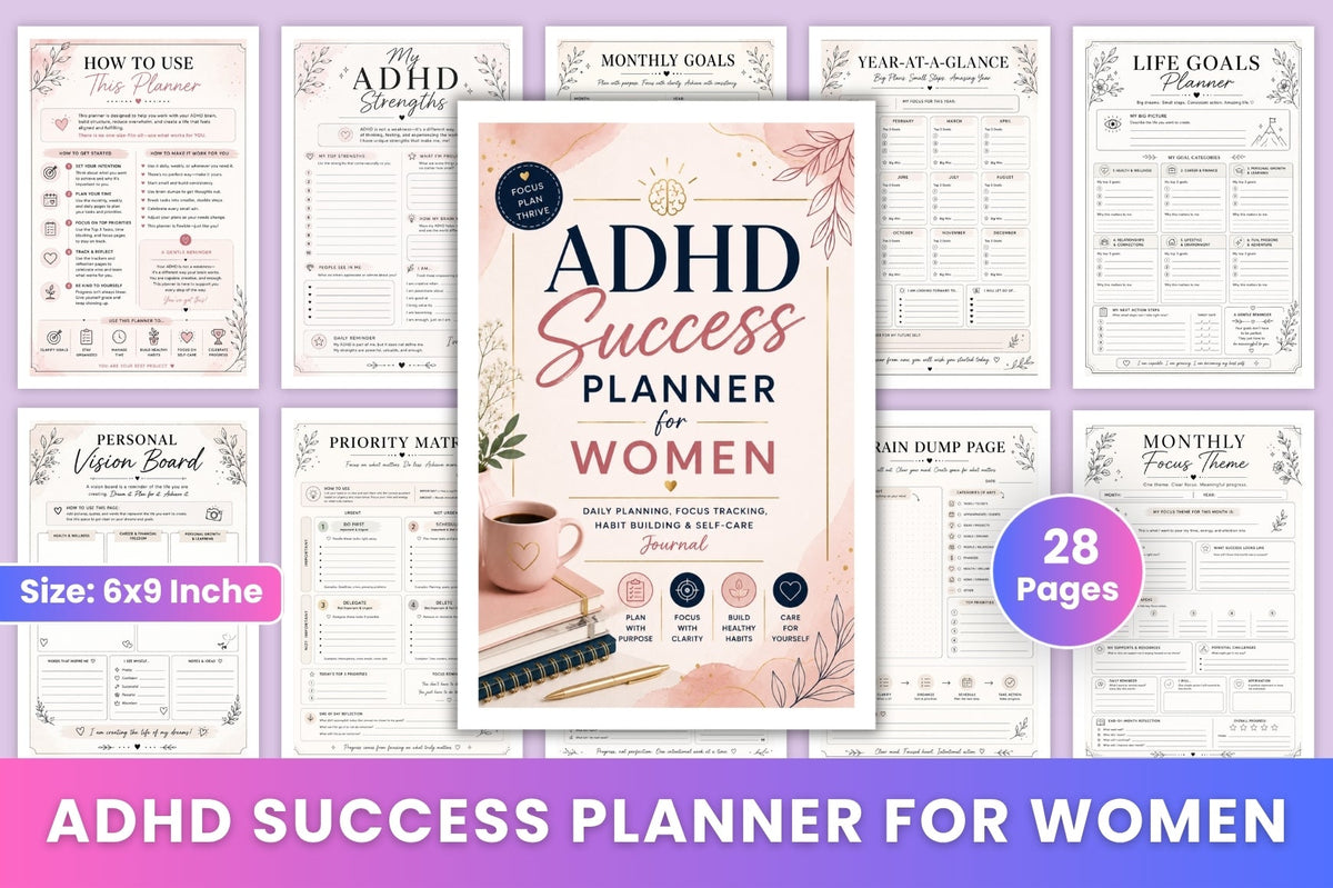 ADHD Success Planner for Women