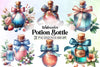 Potion Bottle Clipart Bundle