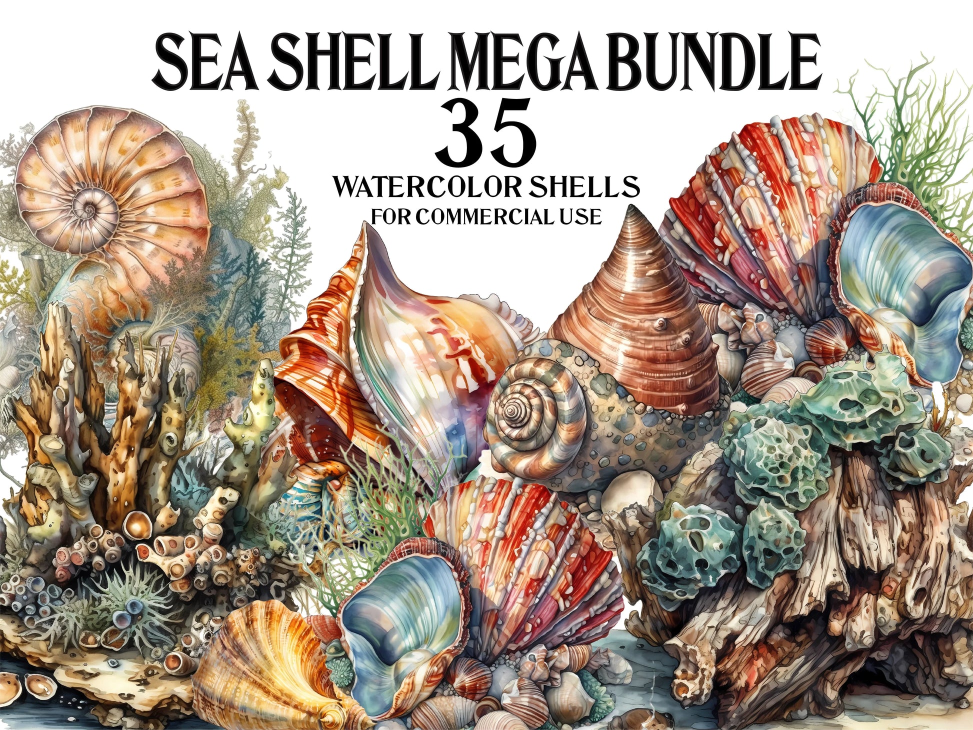 Sea Shell Clipart - CraftNest