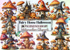 Fairy House Halloween Clipart Bundle