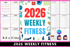 Weekly Fitness Guide - CraftNest - Digital Crafting and Art