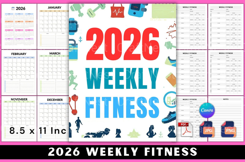 Weekly Fitness Guide - CraftNest - Digital Crafting and Art