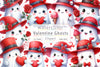 Valentine's Ghosts Clipart Bundle