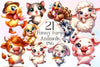 Funny Farm Animals Clipart Bundle 2