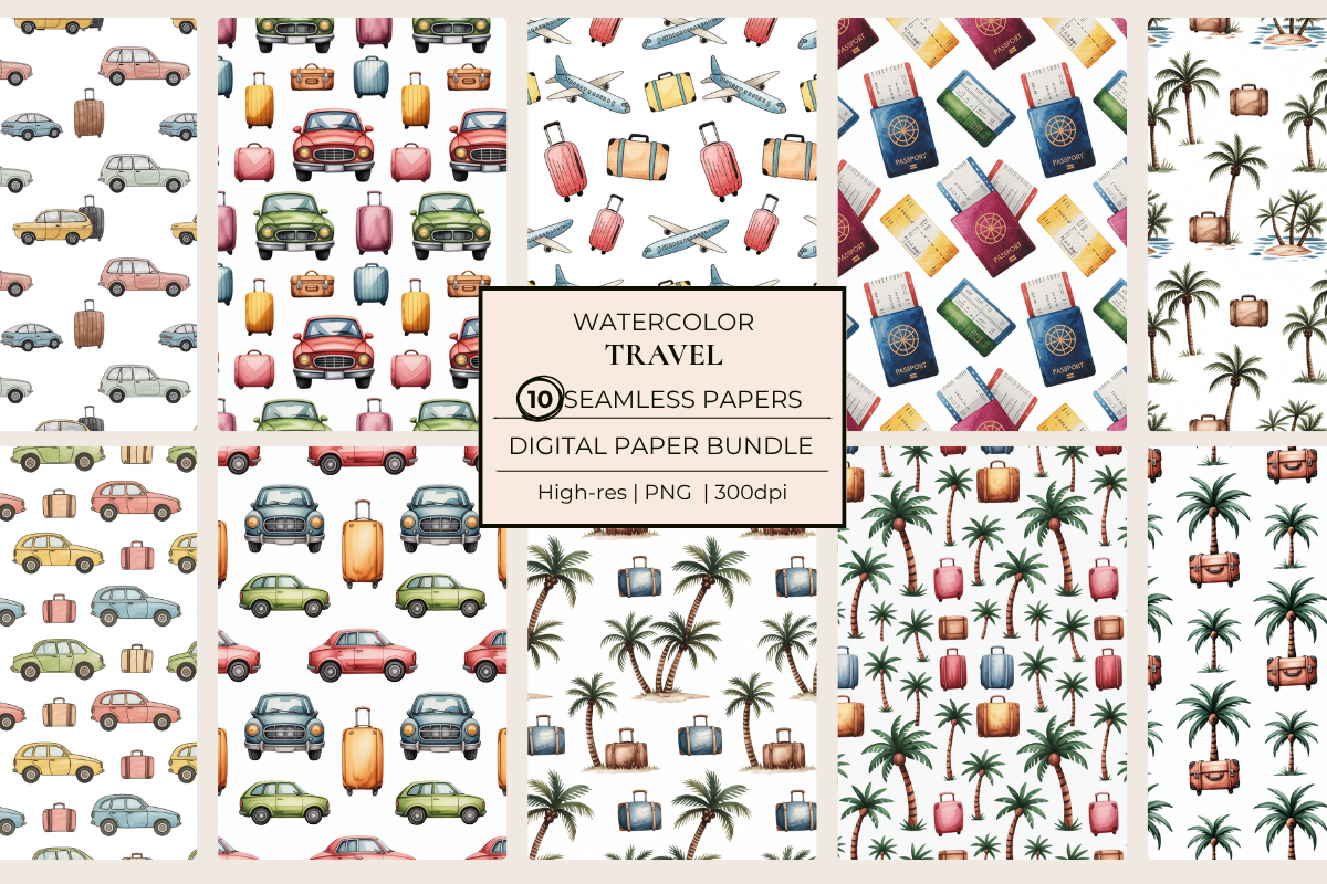 Travels Seamless Papers
