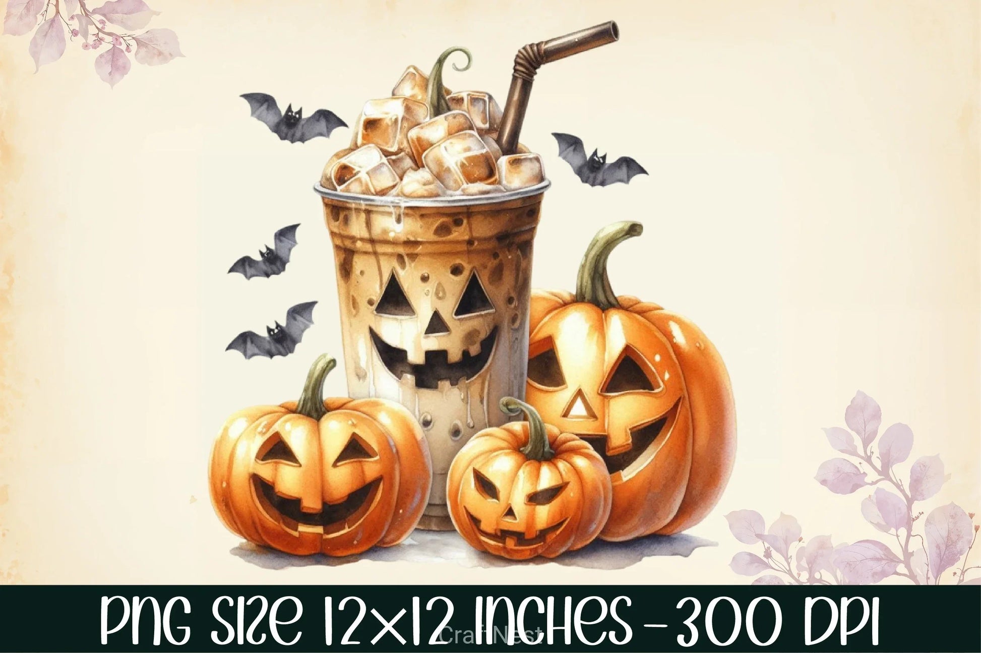 Halloween Coffee Cup Clipart Bundle 7 - CraftNest - Digital Crafting and Art