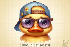 Funny Cute Duck Clipart Bundle - CraftNest - Digital Crafting and Art