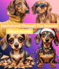 Dachshund Through the Seasons Clipart Bundle