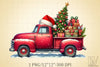 Christmas Truck Clipart Bundle