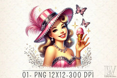 Mardi Gras Girl Clipart Bundle 3 - CraftNest - Digital Crafting and Art