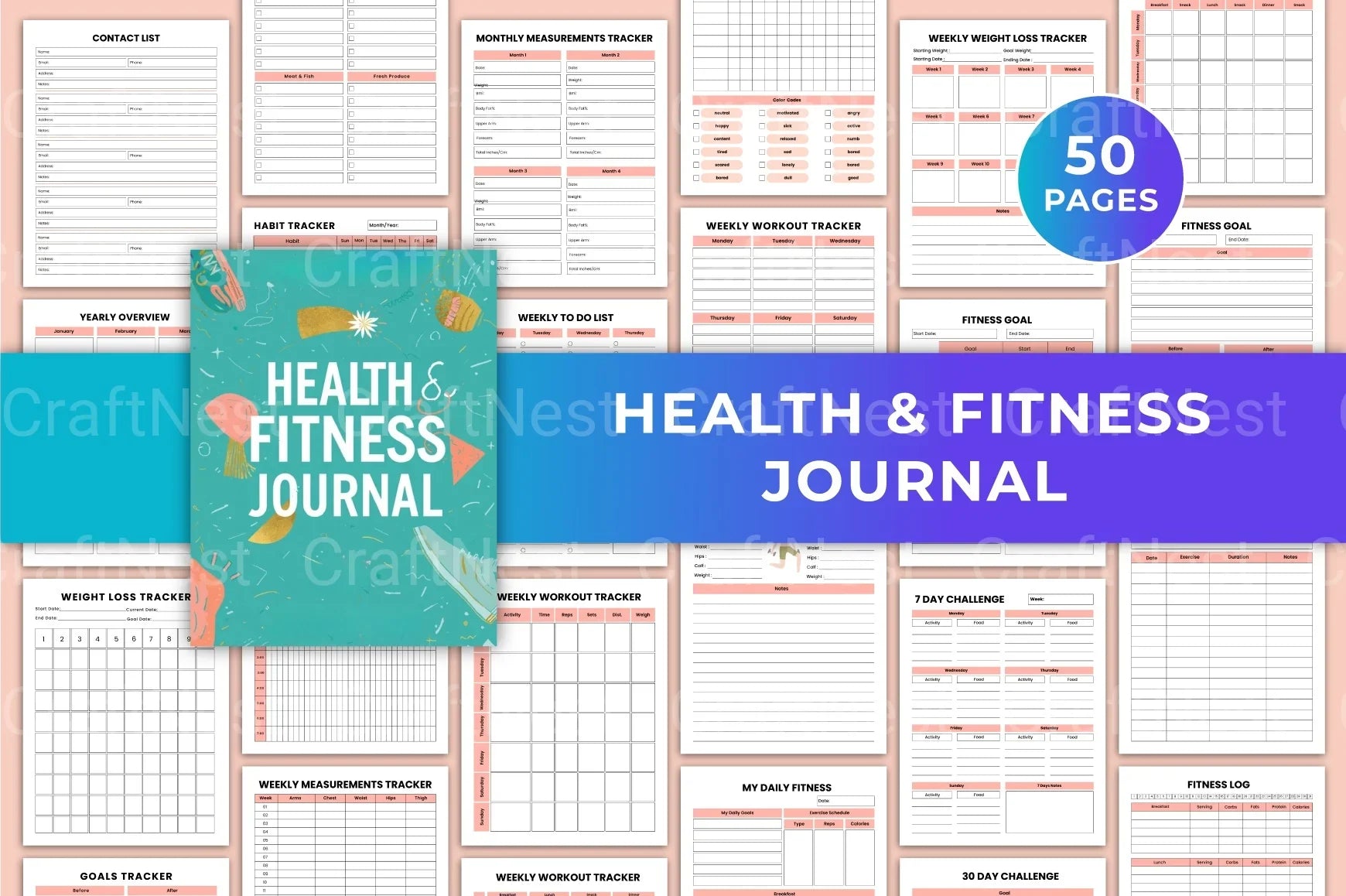 Health and Fitness Guide - CraftNest - Digital Crafting and Art