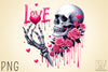 Valentine Skeleton Clipart Bundle