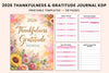 Thankfulness Gratitude Journal