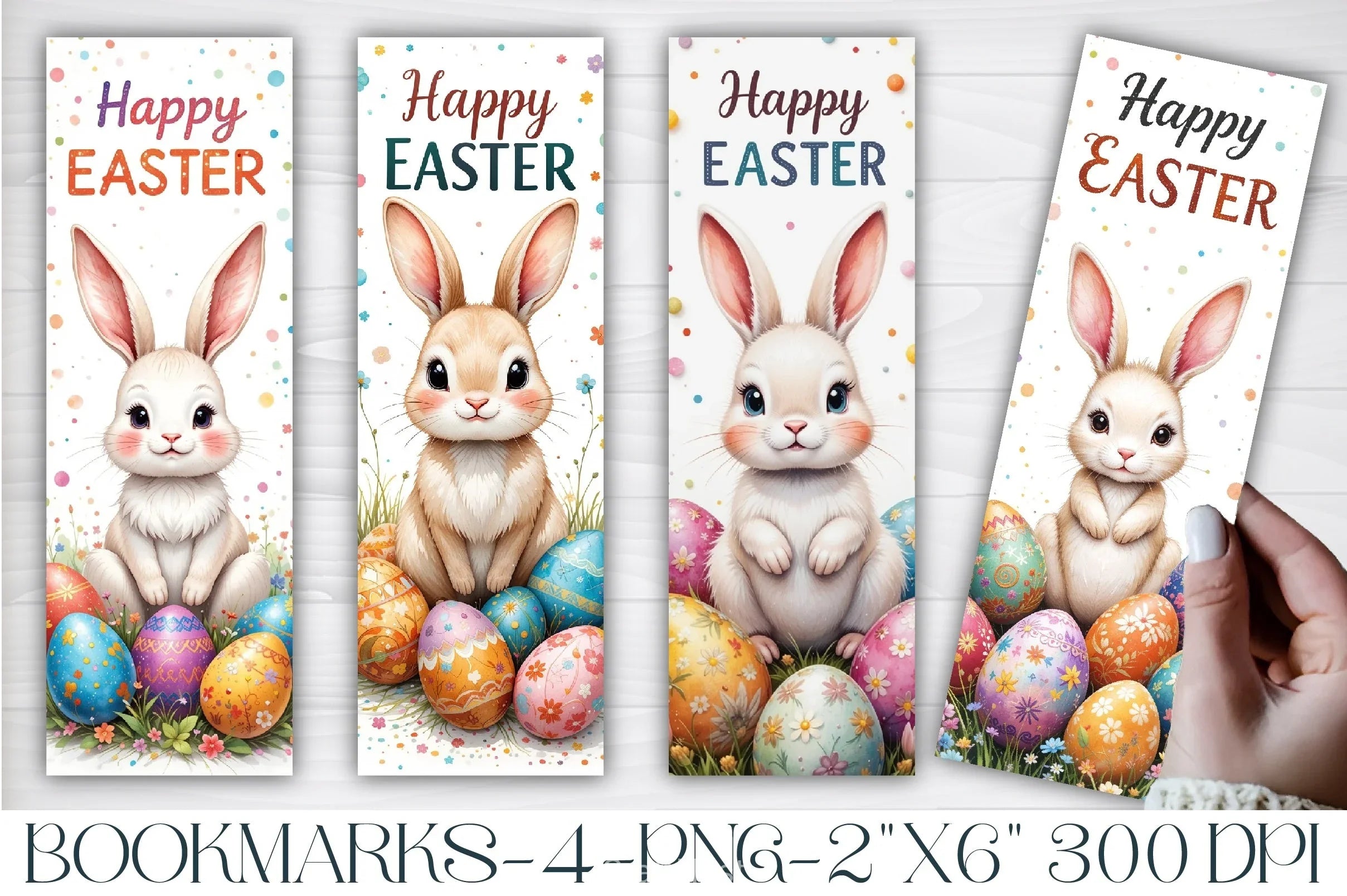 Happy Easter Bookmark Journal - CraftNest - Digital Crafting and Art