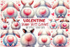 Valentine Bunny Butt Clipart Bundle