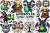 Gothic Easter Clipart Bundle