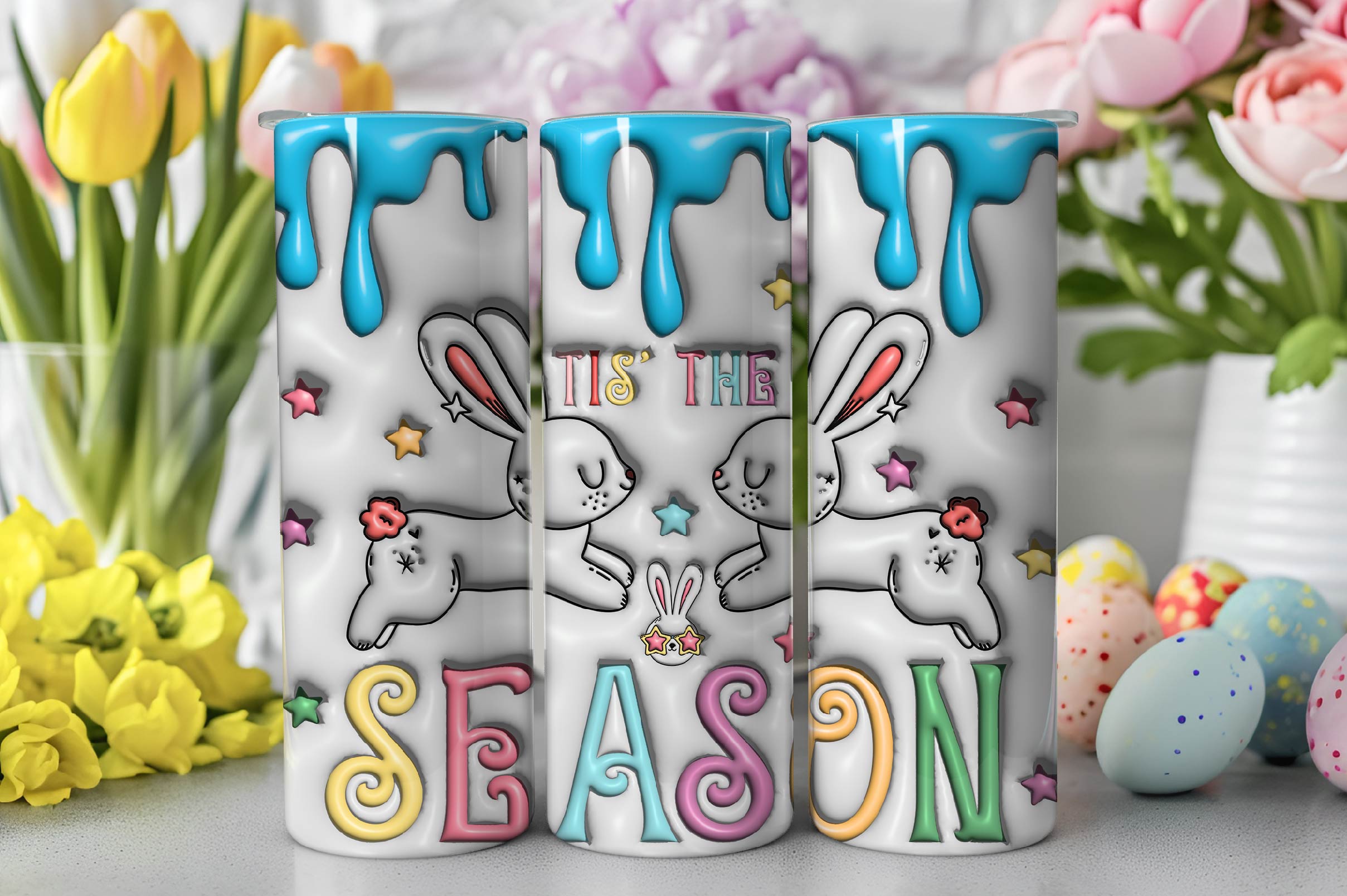 3D Inflated Easter Tumbler Bundle