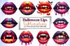 Halloween Lips Clipart Bundle