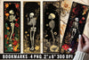 Skeletons With Flowers Clipart Bundle