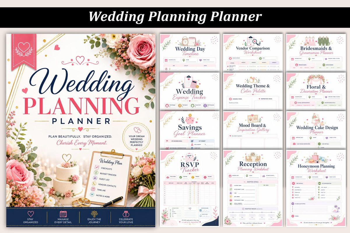 Wedding Planning Planner