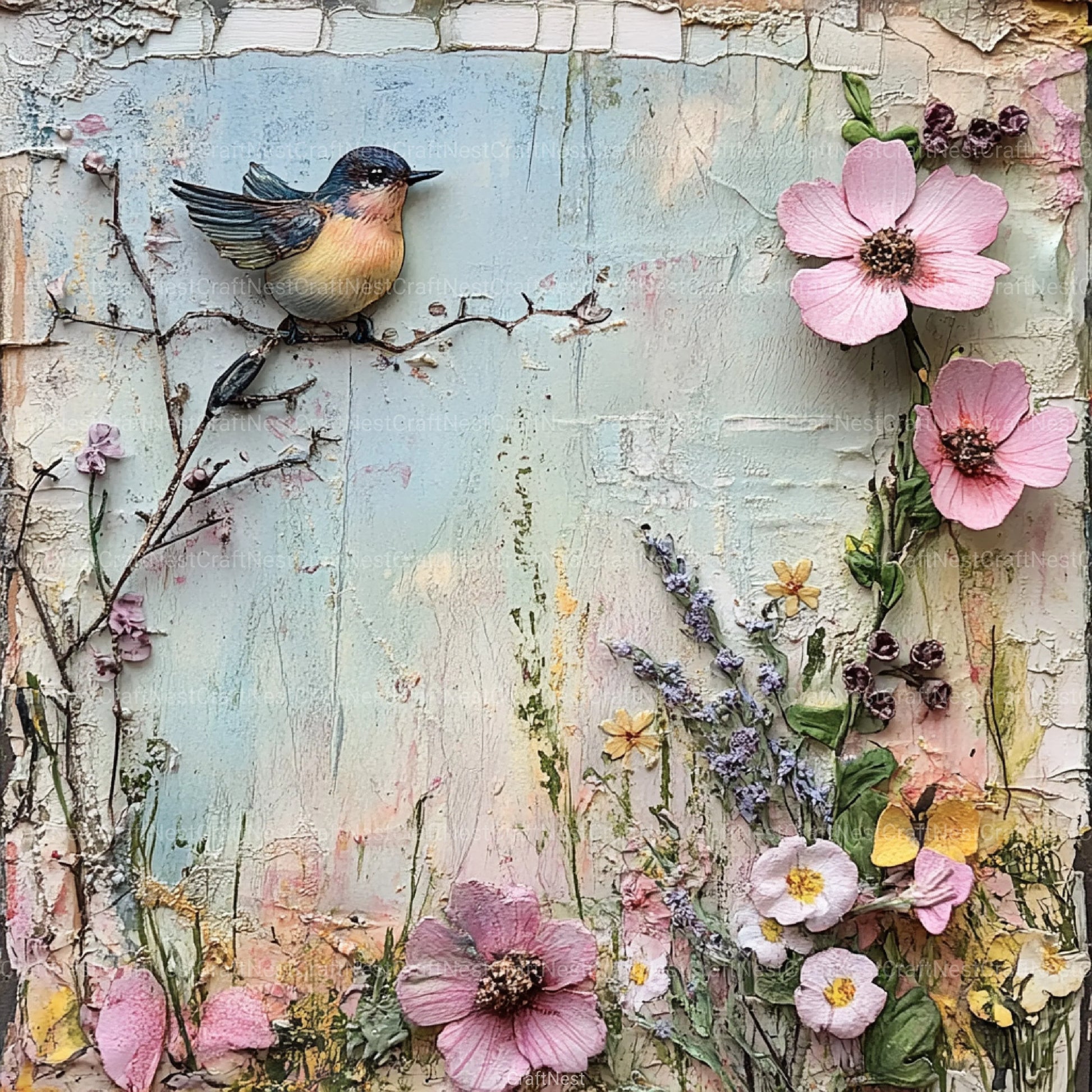 Pastel Garden Dreams Clipart Bundle - CraftNest - Digital Crafting and Art