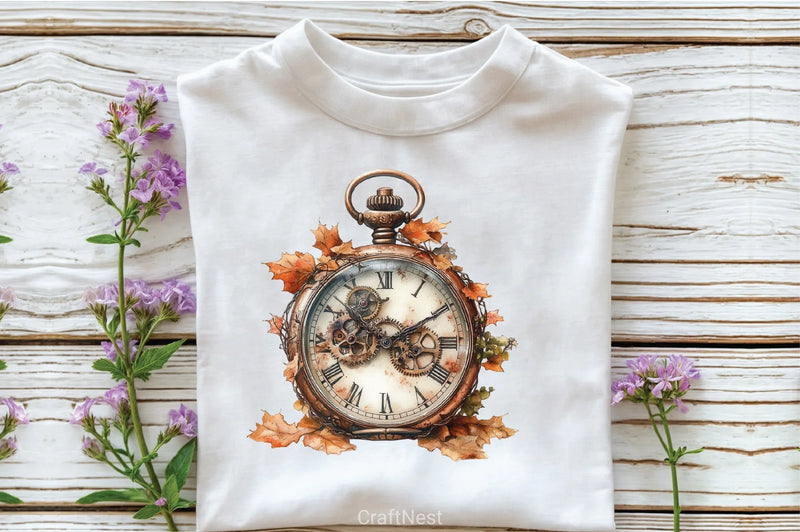 Steampunk Autumn Clipart Bundle 6 - CraftNest - Digital Crafting and Art