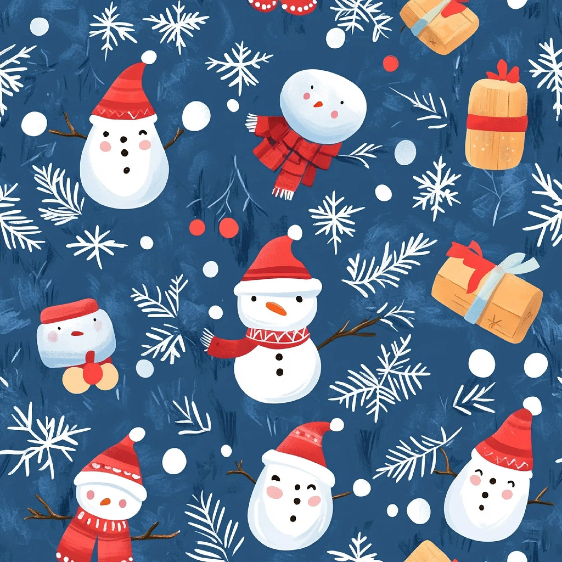 Whimsical Winter & Christmas Patterns Clipart Bundle - CraftNest - Digital Crafting and Art