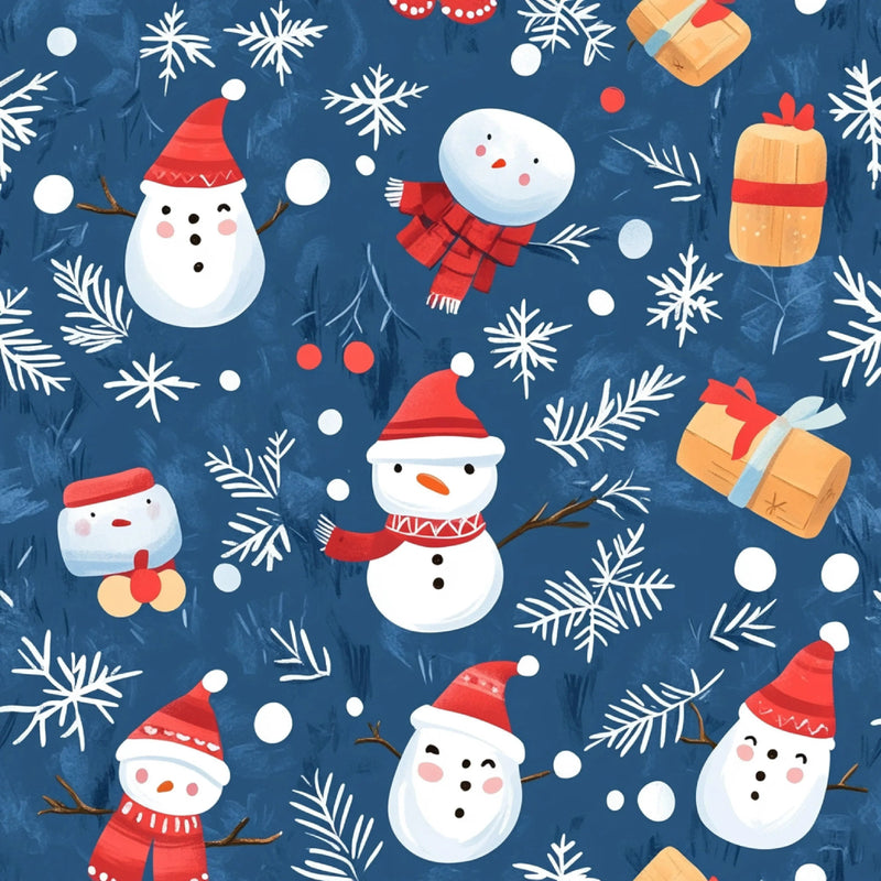 Whimsical Winter & Christmas Patterns Clipart Bundle - CraftNest - Digital Crafting and Art