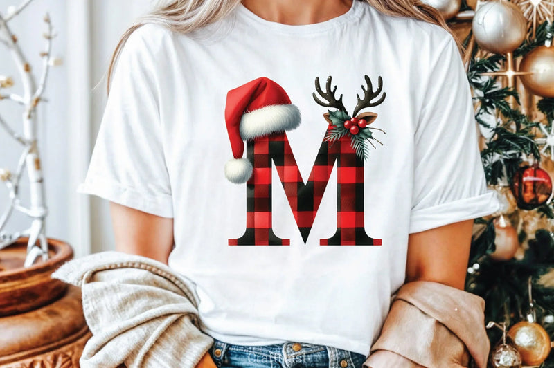 Christmas Alphabet Clipart Bundle 3 - CraftNest - Digital Crafting and Art