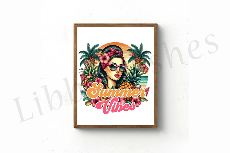 Summer Vibes Clipart Bundle 4 - CraftNest - Digital Crafting and Art