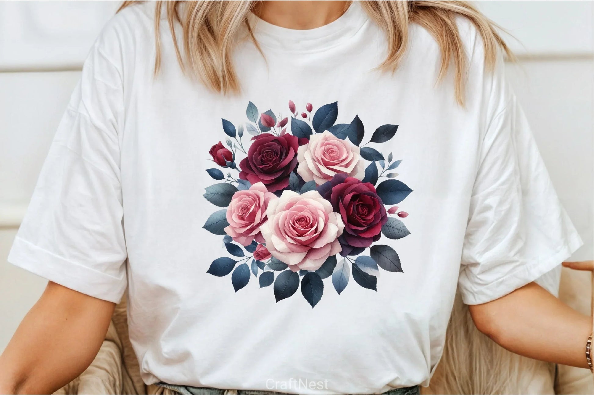 Patriotic Floral Clipart Bundle 1 - CraftNest - Digital Crafting and Art