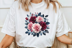 Patriotic Floral Clipart Bundle 1 - CraftNest - Digital Crafting and Art